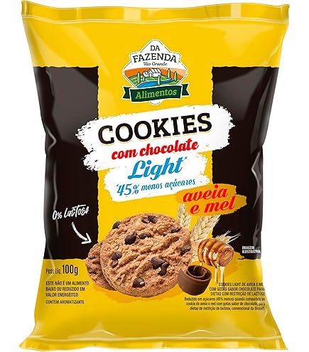 Biosoft Cookies Zero Chocolate Com Chocolate 20x100g | Amazon.com.br