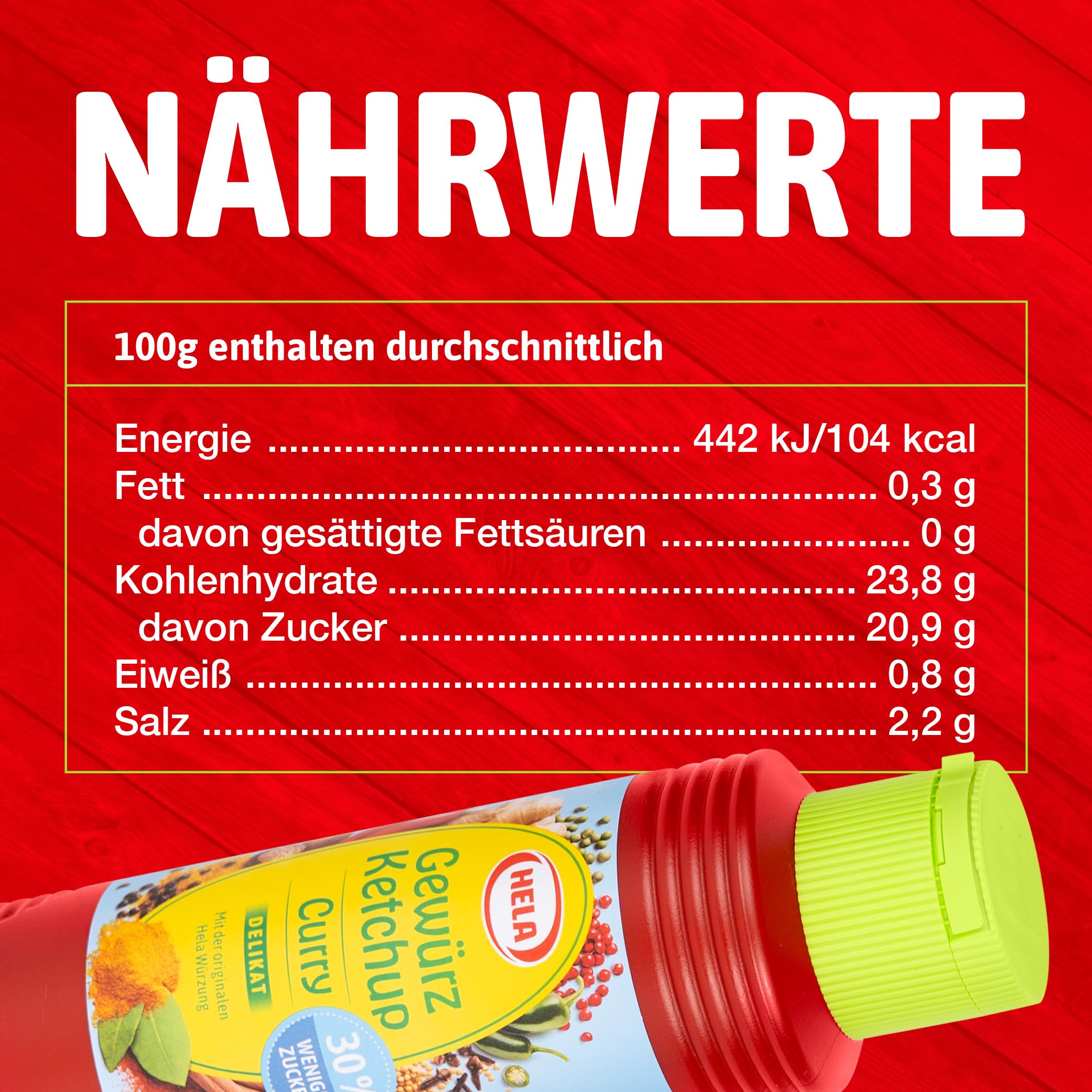 HELA - Gewürz Ketchup Curry delikat 300 ml - 30 % weniger Zucker & ohne Süßungsmittel - würzig-milder Curry Ketchup in - vegan, laktosefrei, ohne Konservierungsstoffe - ideal zum Dippen & Grillen 7