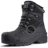 FREE SOLDIER Mens Snow Winter Boots for Men Warm Fleece Lining Winter Ski Shoes Waterproof Insulated Booties