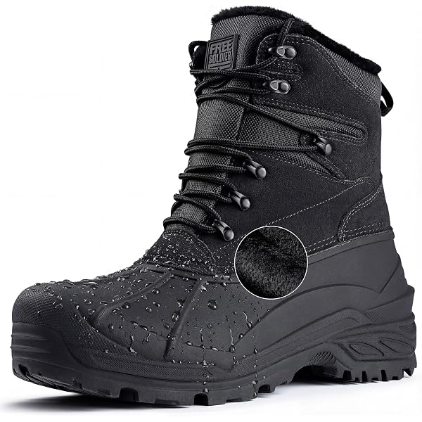 Amazon.com: totes Mens Mike Duck Boot, Black, 9 M : Clothing  display picture 2