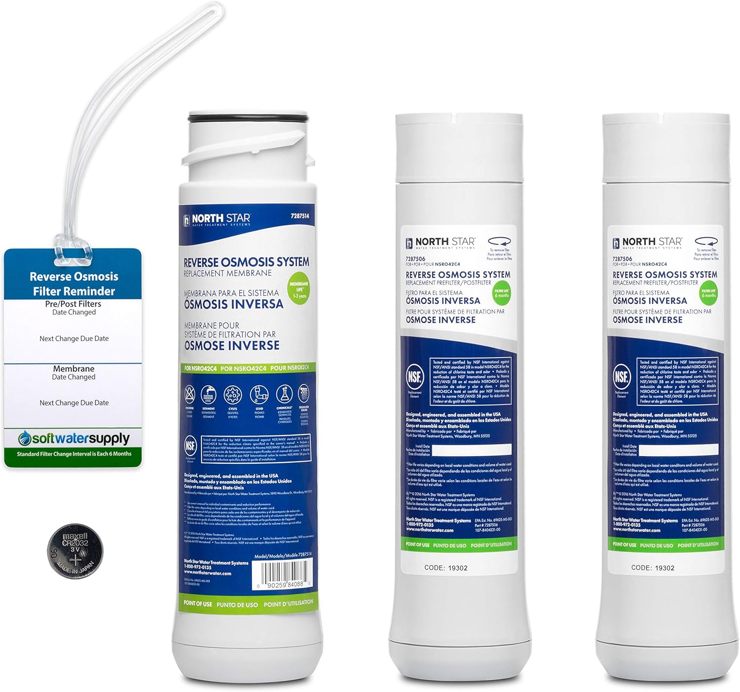 Northstar Reverse Osmosis Filter Set Membrane (7287514