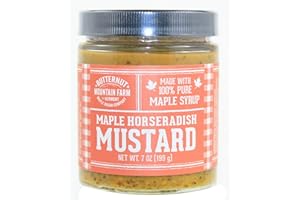 BUTTERNUT MOUNTAIN FARM Maple Horseradish Mustard - 7 Ounce