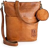 BERLINER BAGS Vintage Genuine Leather Shoulder Bag Sofia, Handbag, Crossbody Bag for Women