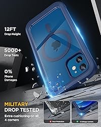 Miracase Magnetic for iPhone 12 mini Case, [360