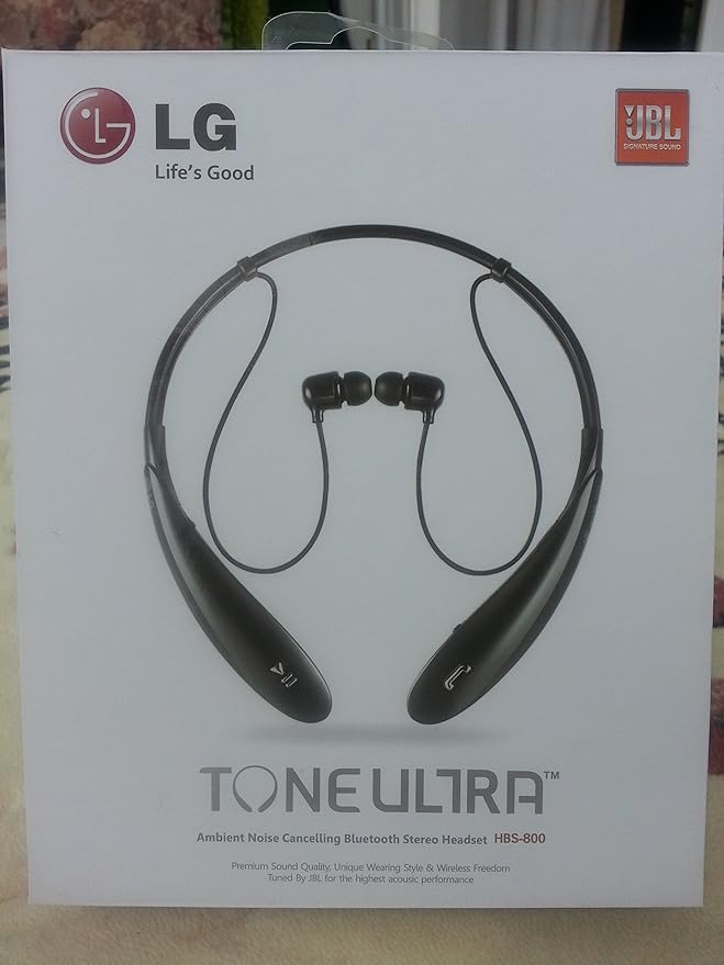 LG Tone Ultra HBS800 Bluetooth Stereo Headset Black Amazon.in