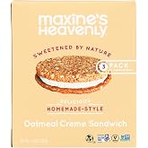 Maxines Heavenly Cookies, Cookie Sandwich Oatmeal Creme 3 Count, 4.6 Ounce