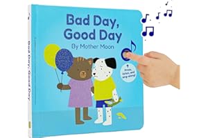 Cali's Books Bad Day Good Day Emotions Books for Toddlers 1-3 by Mother Moon. Musical Book for Toddlers 1-3, Emotion Toys, Feelings Book for Toddlers 2-4 Years.