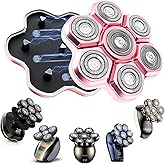 Pink Universal 7 Magnetic Head Shaver Replacement Heads Compatible with Freebird SHPAVVER Wyklaus Freedom Bird Head Shaver Replacement Heads