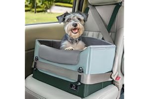A 4 PET Upgraded Dog Car Seats for Small Dogs Under 25lbs – Safety Booster Seat with Patent Buckles, Adjustable Leash, for Travel, Cars, SUV, Pickup – A4Pet Pet Bed for Puppy & Cat