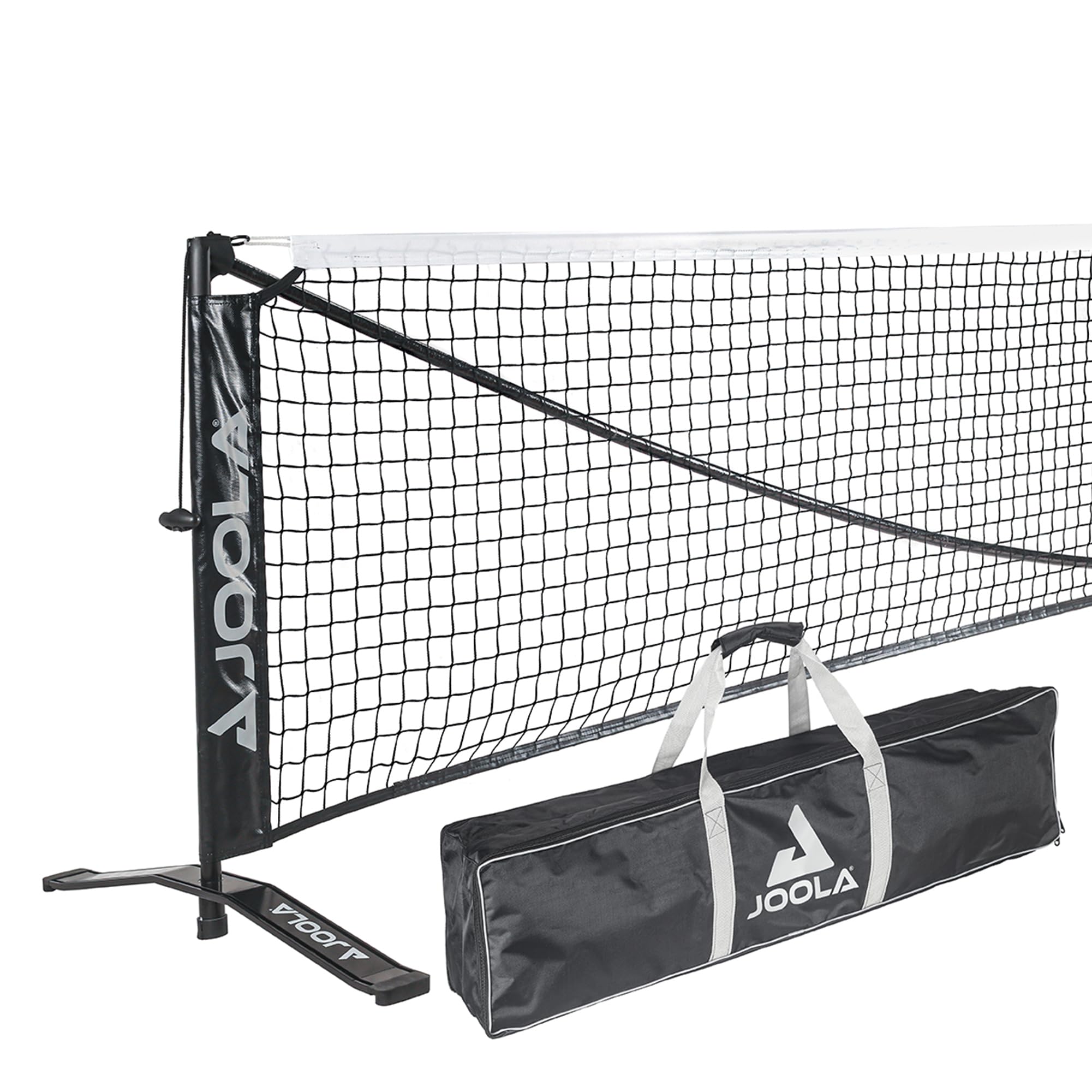 Photo 1 of (PARTIAL SET) JOOLA Symmetry Portable Pickleball Net - Regulation Size Indoor & Outdoor Net - Easily Set up Your Pickleball Court, 3 Minute Assembly - Tension Lock System for Height Accuracy - 22ft Length