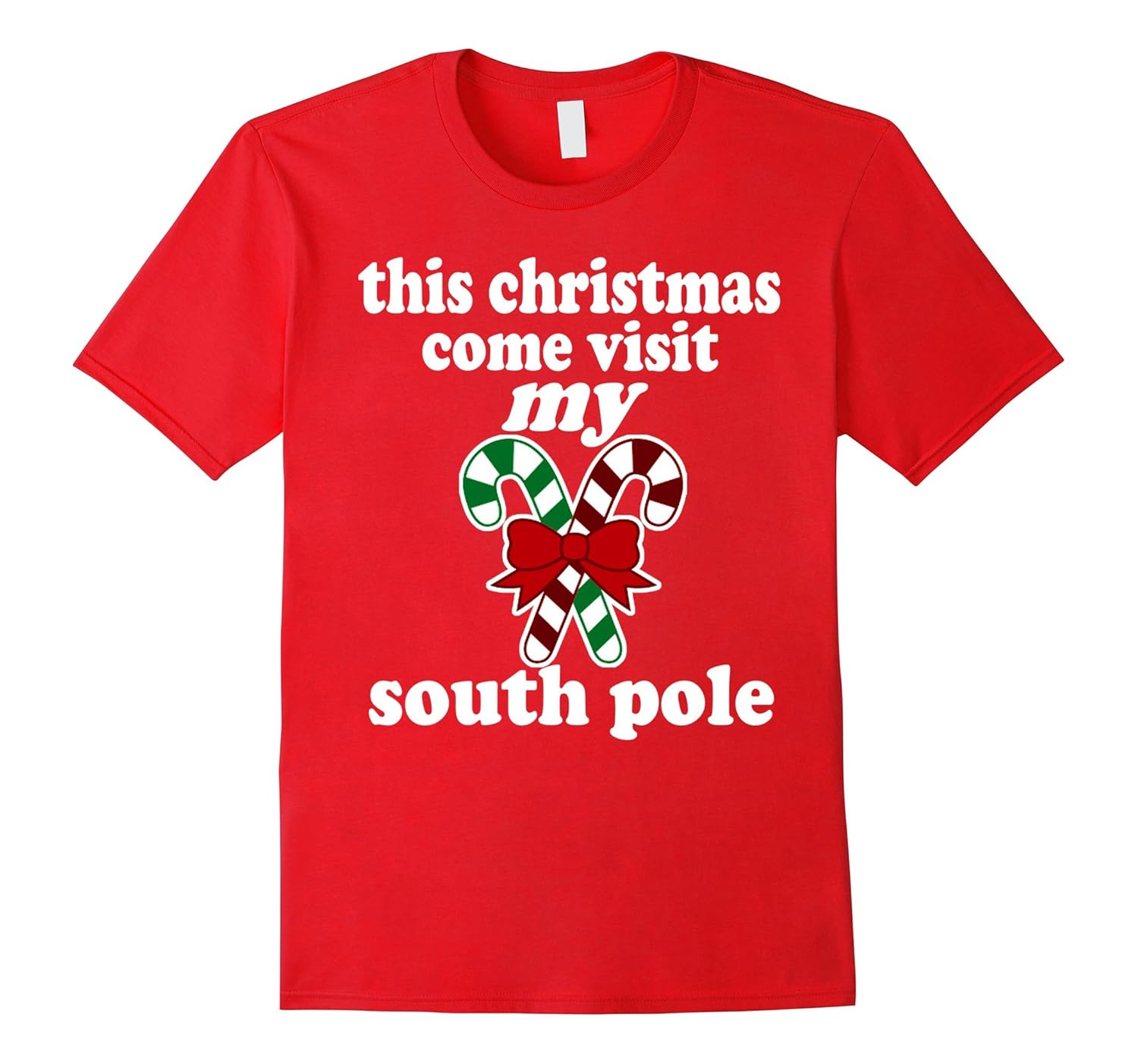 Come Visit My South Pole - Offensive Christmas Shirts-Rose