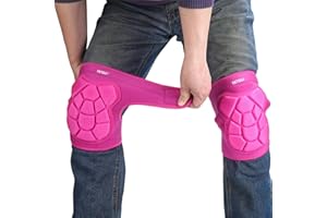 YKTSUJ Knee Pads for Adults, Women Men, Soft and Comfortable Foam Padded KneePads, Suitable for Gardening, Housework, Cleaning, Flooring and More, Pink, M