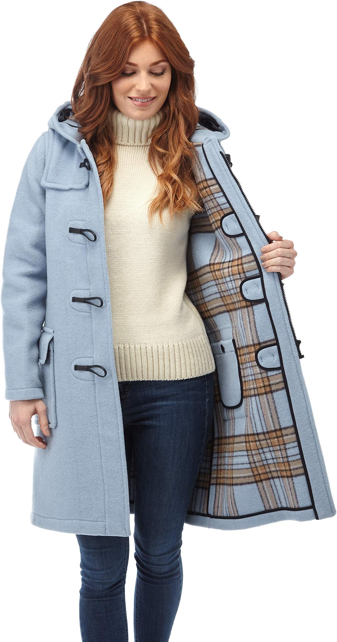 Original Montgomery Womens Duffle Coat Toggle Coat