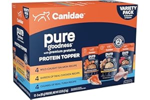 Canidae Pure Protein Topper Variety Pack, 3 oz. (Case of 12)