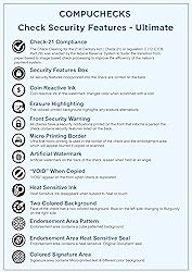 Compuchecks - 2000 High Security Blank Check Stock