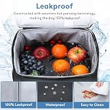 Lifewit Cooler Bag 60 Cans Insulated Large Foldable Soft Cooler Black view 3