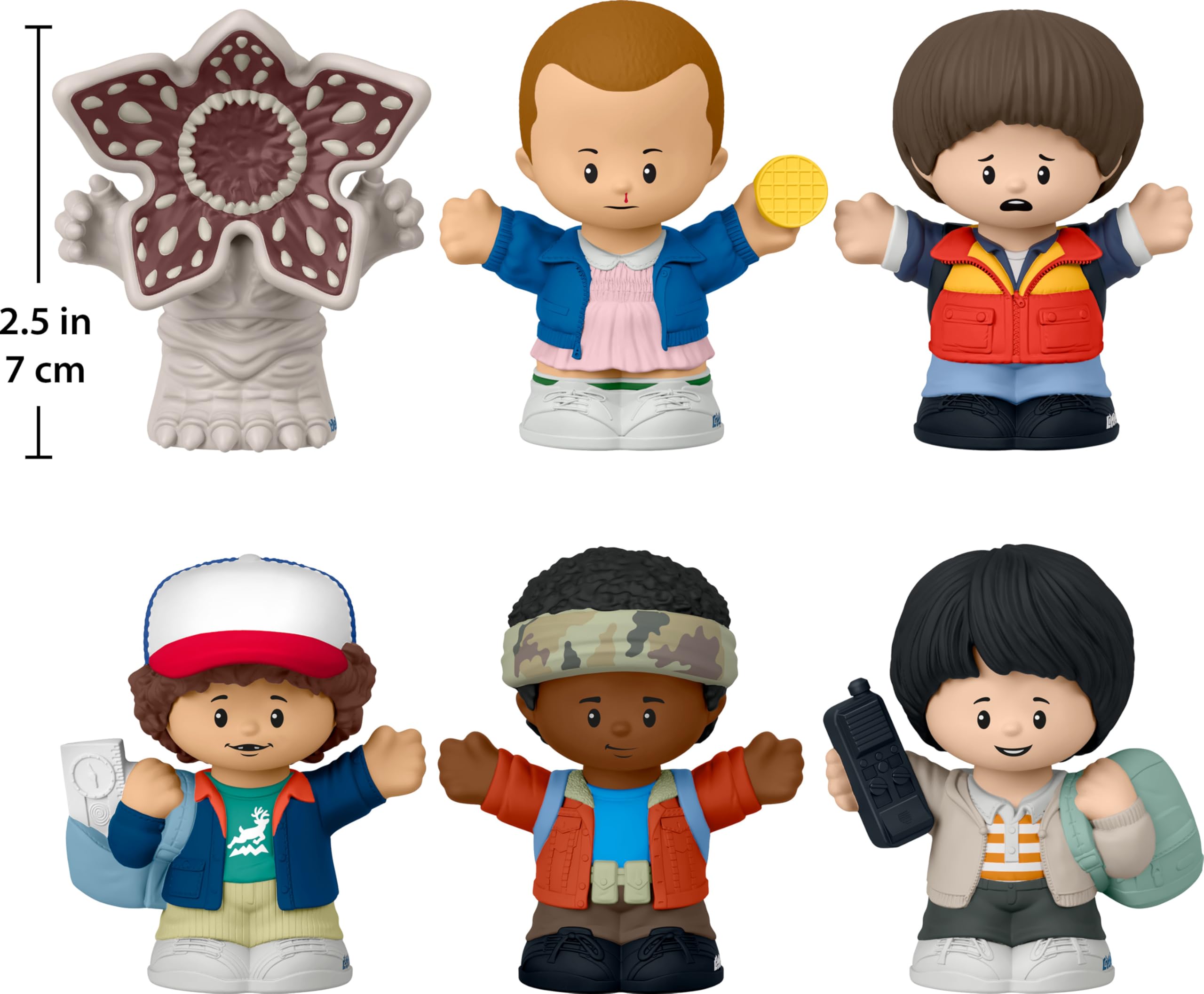 Little People COLLECTOR Stranger Things Castle Byers Special Edition Set for Adults & Fans, 6 Figures for in a Display Package