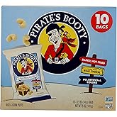 Pirate Brands Aged White Cheddar Rice &amp; Corn Puffs 10pk, 5 OZ