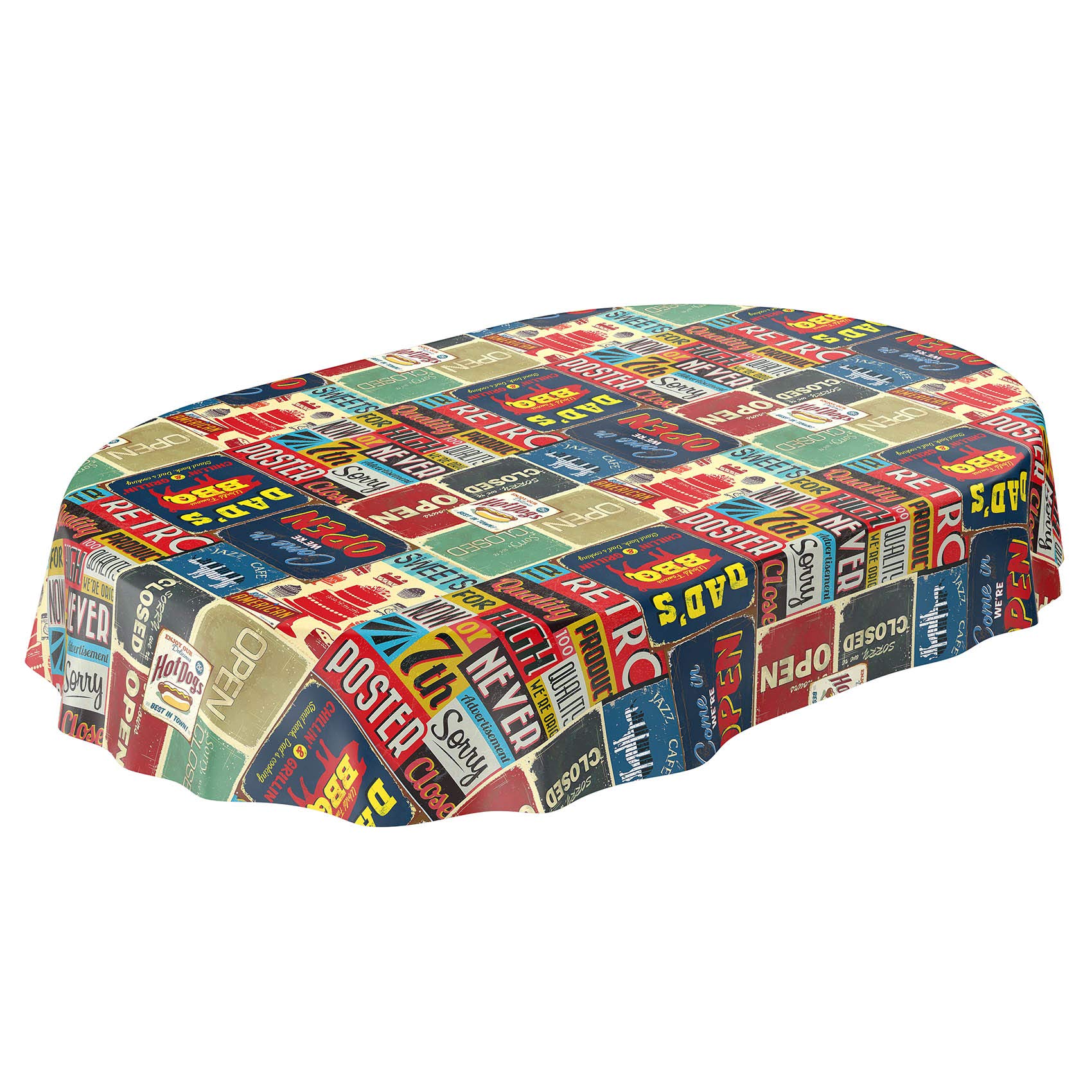 ANRO Washable oilcloth tablecloth