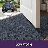 DEXI Dirt Trapper Door Mat Indoor Blue-Black 60 x 90 cm Non-Slip Machine view 9