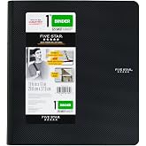 Five Star 1 Inch 3 Ring Binder, Plastic, Color Selected for You, 1 Count (26134)
