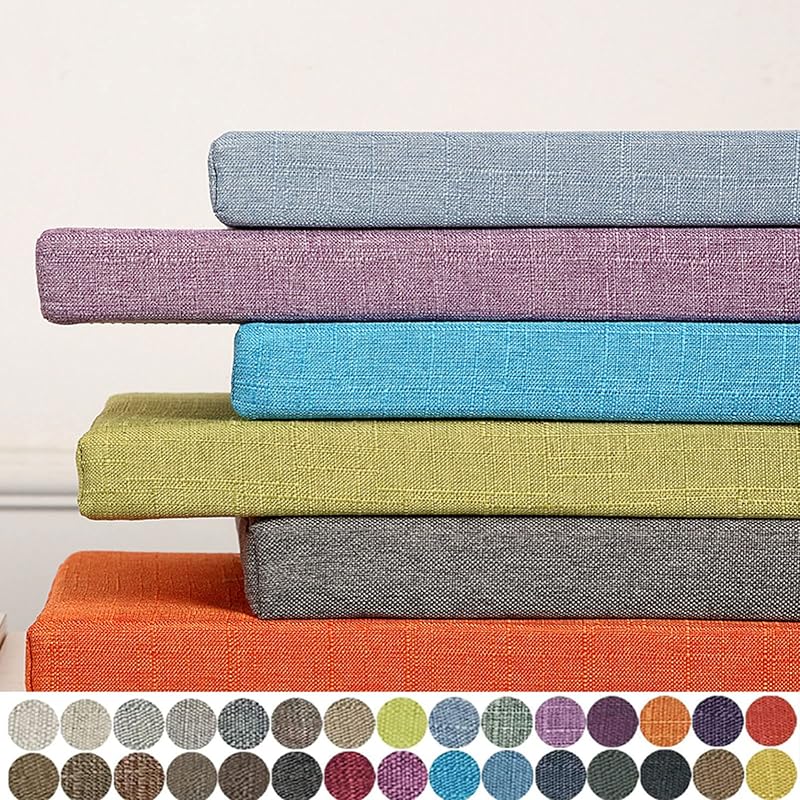 Pcevathiy Custom Bench Cushion, Non-Slip, Personalized Size & Color
