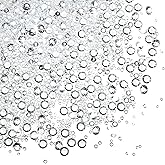Hicarer 7000 Pieces Diamond Decorations Bling Bling Diamond Vase Filler Acrylic Gem Table Scatter Crystals in Four Sizes Table Decorations for Wedding Birthday Party Bridal Shower(White)