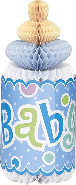 12 Bottle Shaped Polka Dot Baby Shower Centerpiece Decoration Toys