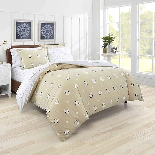 Amazon Com Poppy Fritz Darcy Eyelet Duvet Cover Set Twin
