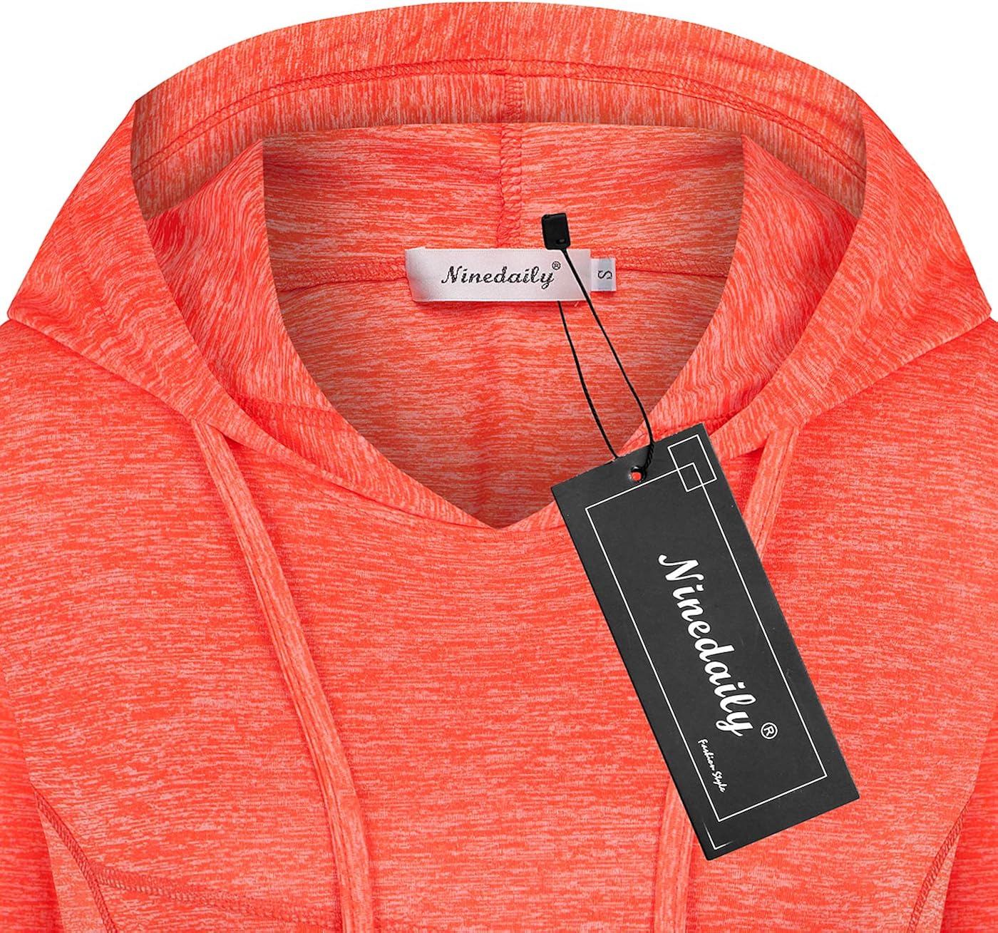 Ninedaily Women's Long Sleeve Hoodies Winter Workout Fitness Tops Exercise Shirt: Clothing