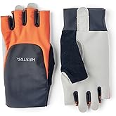 Hestra Unisex Sprint Short 5-Finger Glove, Lightweight Half Finger Road Bike Gloves for Summer Cycling & MTB for Men & Women