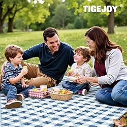 TigeJoy Extra Large Picnic Blanket Waterproof