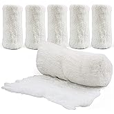 Gauze Rolls-kerlix Cotton Gauze Bandage Rolls -6 ply-STERILE - 4 Inches X 12 feet -Extra Absorbency - Medical Gauze Bandage -6 Rolls - Latex Free -Each roll Individual Wrapped-Hospital Grade Quality