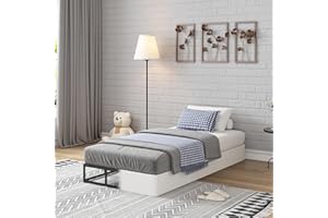 FMDMR Twin Box Spring with Fabric Cover Set,7 Inch High Profile Box Spring Twin with 2500lbs Max Weight Capacity, Durable Mattress Foundation Easy Assembly, Non-Slip, Noise Free