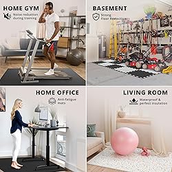 bemaxx Gym Mats Set - 18 pcs EVA Interlocking Foam