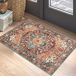 Yamaziot Washable Area Rug, 2x3 Small Entryway Rug