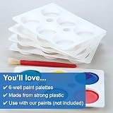 Baker Ross 6-Well Paint Palettes (Pack of 5) for Kids, 23cm x 15cm view 5