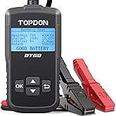 Battery Tester TOPDON BT50, 12V Car Battery Load Tester Cranking and Charging System Test Scan Tool Automotive 100-2000 CCA D