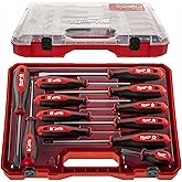 Milwaukee Set of 12 Tri-Lobe Screwdrivers 4932472003,Red