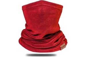 DYMEX Winter Neck Warmer Gaiter Fleece Neck Cover Cotton Balaclava Windproof Face Cover Mask for Women Men