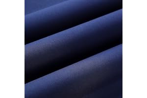 Wooqu Book Cloth, Fabric Surface and Paper Backed, Easy to Use, Strong, 17x29”, for Book Binding, Navy Blue