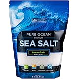 SaltWorks Pure Ocean Sea Salt, Coarse Grain, 5 Pound Bag