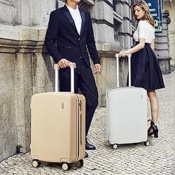 Hanke Hard Shell Luggage Sets 3 Pieces, 20/24/28