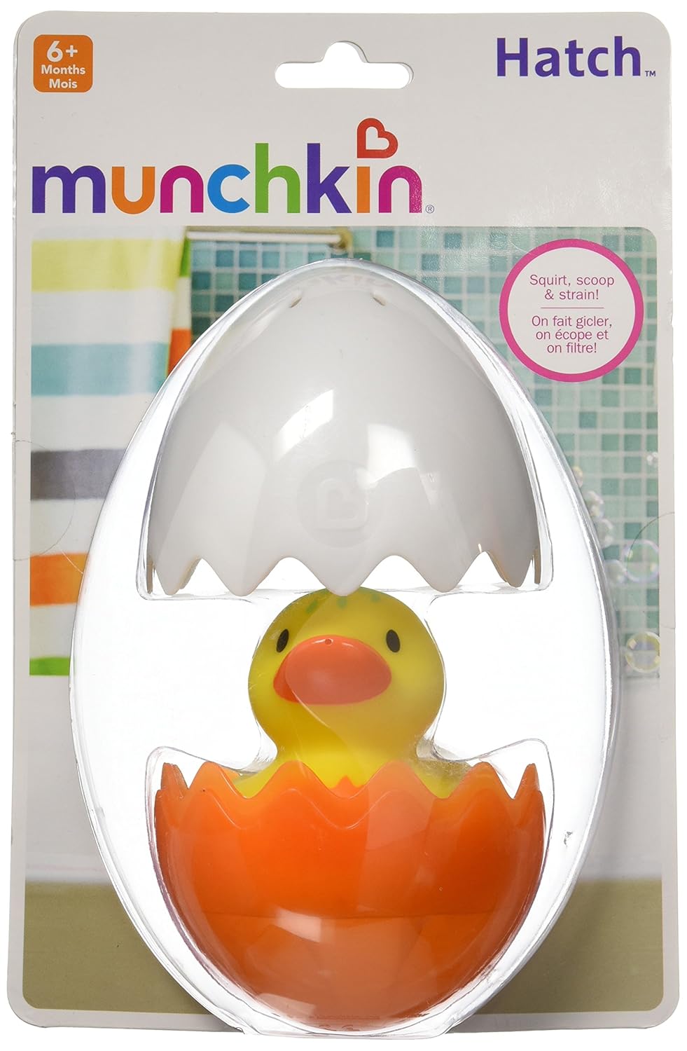 hatching egg bath toy