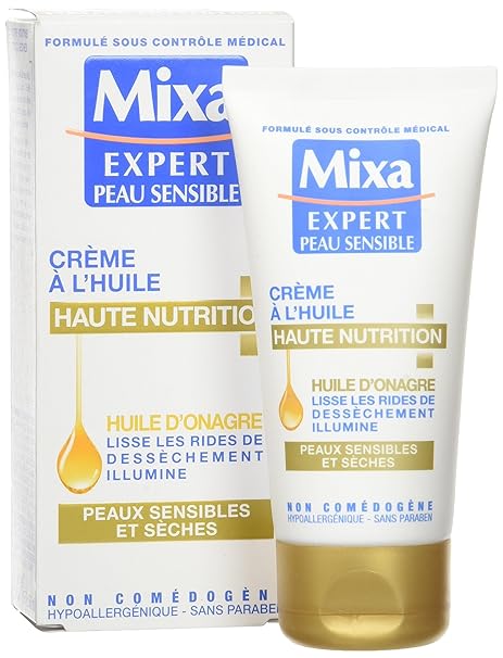 Mixa Experto Piel Sensible 50ml Crema Nutritiva con Aceite de Onagra