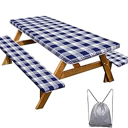 Picnic Table Cover with Bench Covers Camping