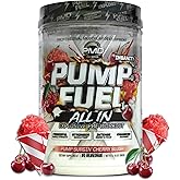 PMD Sports Pump Fuel All in Insanity, Ultimate Pre Workout Powder & Muscle Pump, Maximum Strength Energy, Focus, Endurance & Recovery, Creatine & Beta Alanine, Pump Surgin’ Cherry Slush, 20 Servings