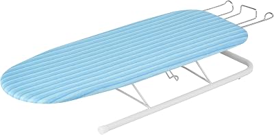Honey Can Do Tabletop Ironing Board with Metal Rest & Rubber Legs