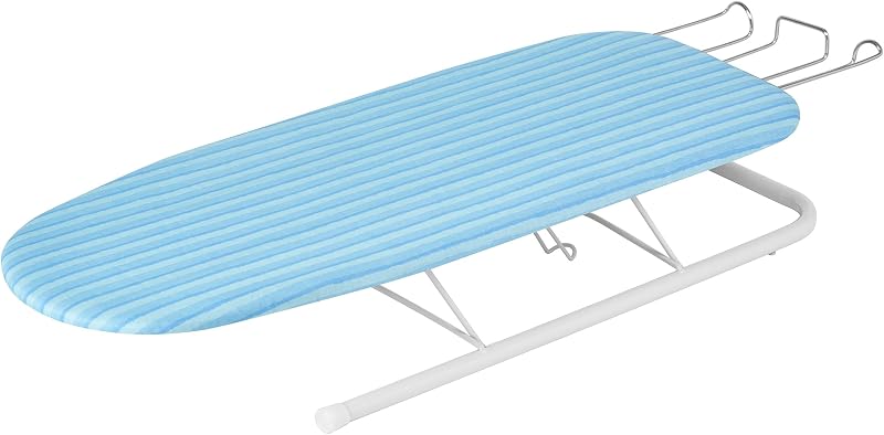 Honey Can Do Tabletop Ironing Board with Metal Rest & Rubber Legs