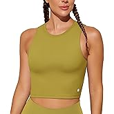 Natural Feelings Nudi Sports Bras for Women Removable Padded Yoga Tank Tops Sleeveless Fitness Workout Crop Tops